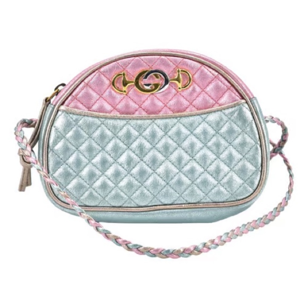 Gucci Authentic Pink/Blue Metallic Bag